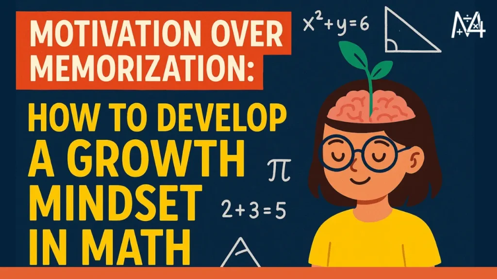 Motivation Over Memorization: How to Develop a Growth Mindset in Math
